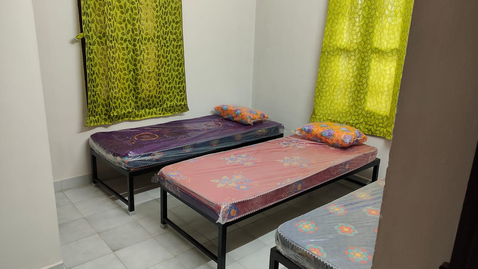 Hostel building & entrance at Nila's Womens Hostel, Katpadi, Vellore
